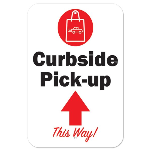 Signmission 7 in Height, Heavy Gauge Aluminum, 7" x 10", A-1218-25467 A-1218-25467 - main